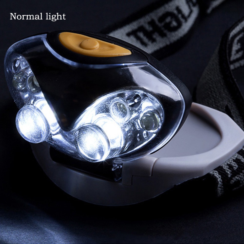 Đèn đội đầu 6led siêu sáng cho câu cá
