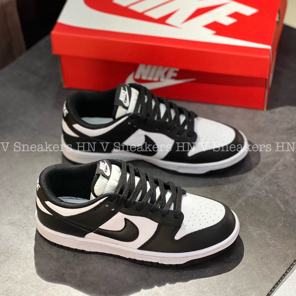 Giày Thể Thao SB Low Black White SB Dunk Low Phối Màu Đen Trắng Panda Thấp Cổ Phiên Bản Đẹp, Jodan Đen Trắng Thấp Cổ