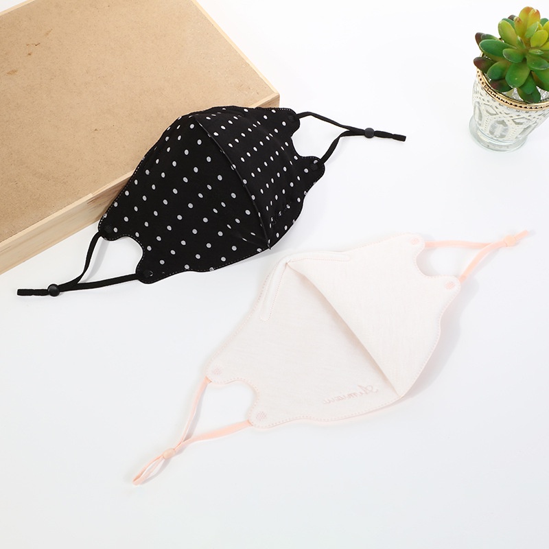 Khẩu Trang cotton Tinh Khiết 3 Lớp Chống Mùi Hôi Thoáng Khí Và Có Thể Tái Sử Dụng