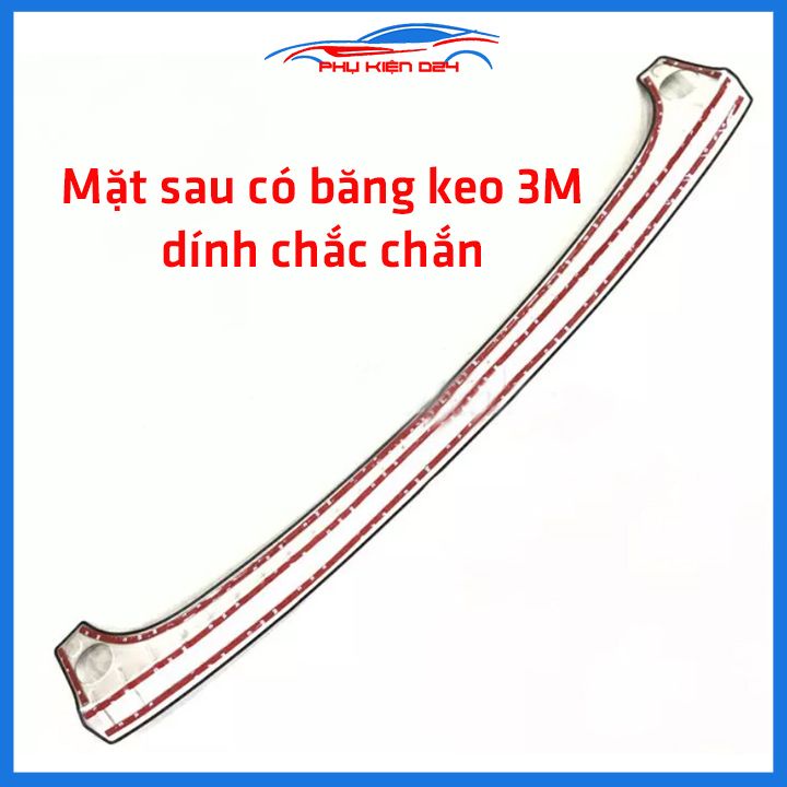 Ốp chống trầy cốp Peugeot 3008 Inox chống trầy bảo vệ xe