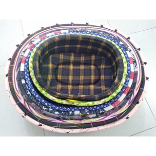 Nệm ổ oval 1 lớp cho chó mèo
