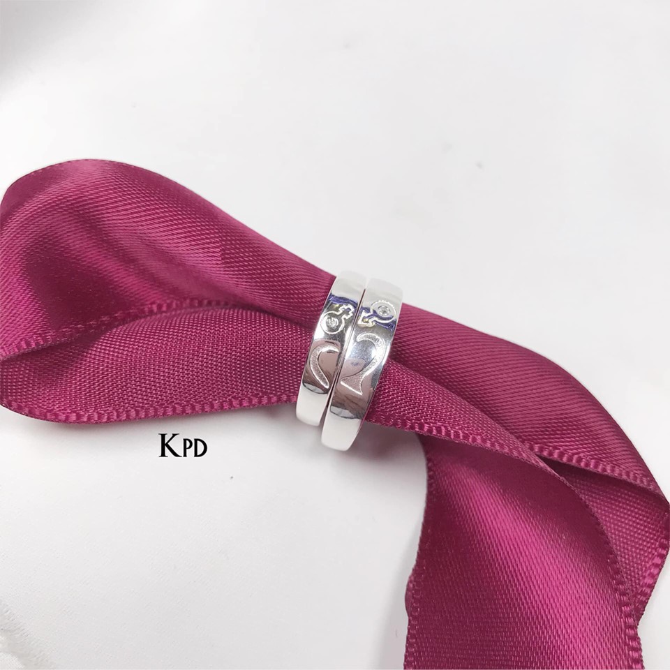 Nhẫn đôi bạc ý, nhẫn cặp cho nam nữ nhiều mẫu đẹp độc đáo, khắc tên free[nhẫn bạc đẹp]
