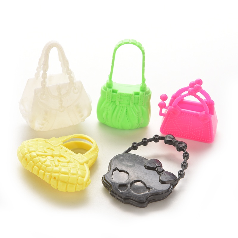 Set 10 Túi Xách Đeo Vai Cho Búp Bê Barbie Phong Cách Ngẫu Nhiên