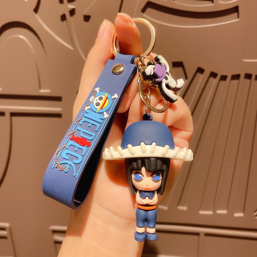 Móc khóa nhân vật hoạt hình đảo hải tặc One Piece Luffy Sandy Usopp Nami Robin Brook