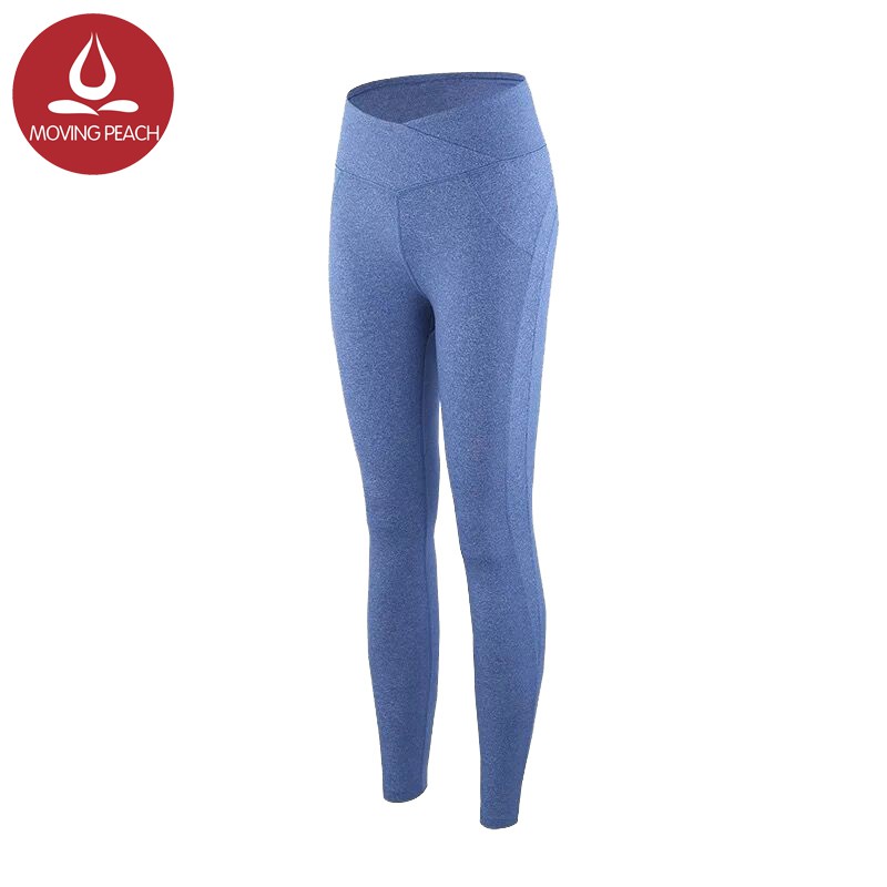 MOVING PEACH Yoga Pants Comfortable Sports Leggings Clt