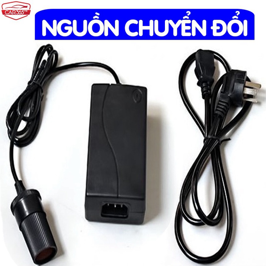 Bộ di chuyển điện xoay chiều AC 220V sang 1 chiều DC 12V~5A/10A Output tẩu ô tô