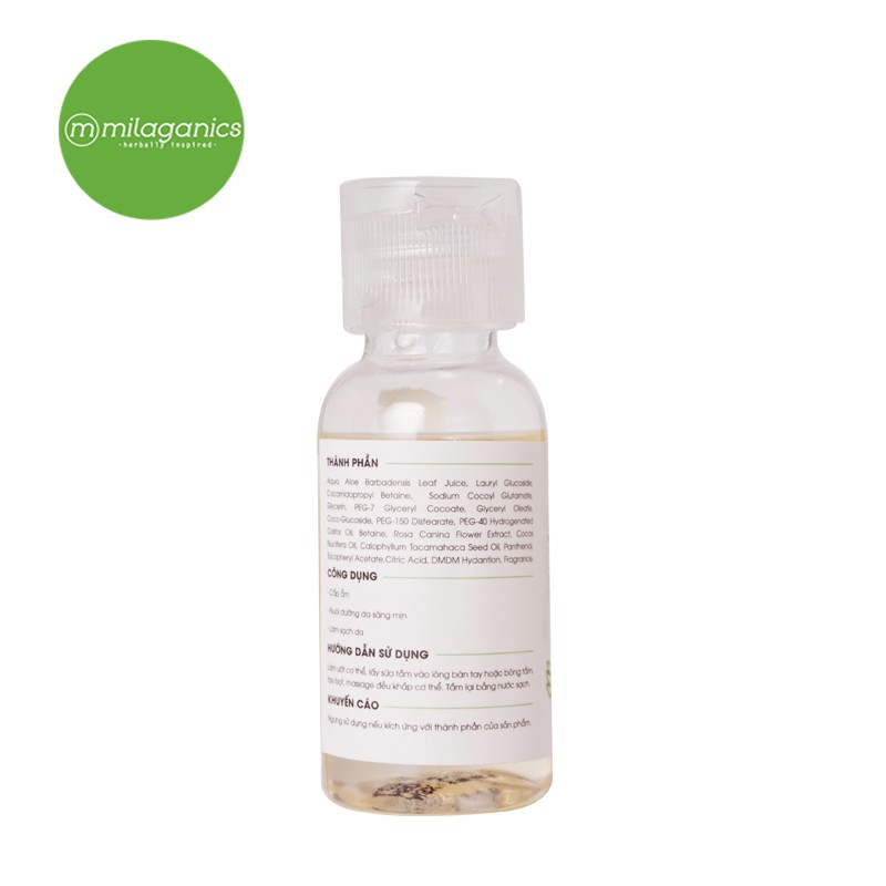 Sữa Tắm Nha Đam Milaganics 35ml | BigBuy360 - bigbuy360.vn