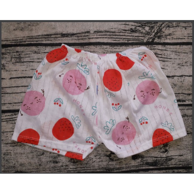 Lẻ như sỉ 5 quần cộc cotton giấy cho bé trai bé gái- HÌNH THẬT