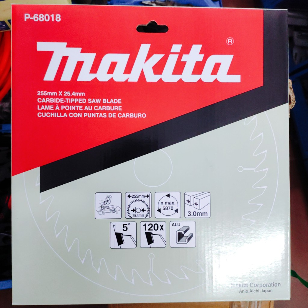 Lưỡi cắt nhôm 120 răng Makita P-68018 255 x 20 x 120T