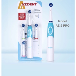Bàn chải đánh răng điện đầu xoay AZDENT chạy bằng pin