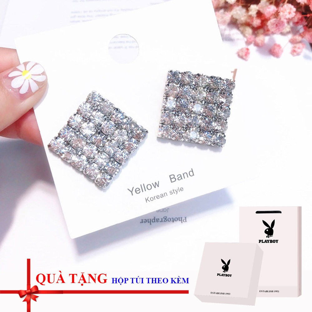 Bông tai / khuyên tai thời trang có hộp túi tặng kèm