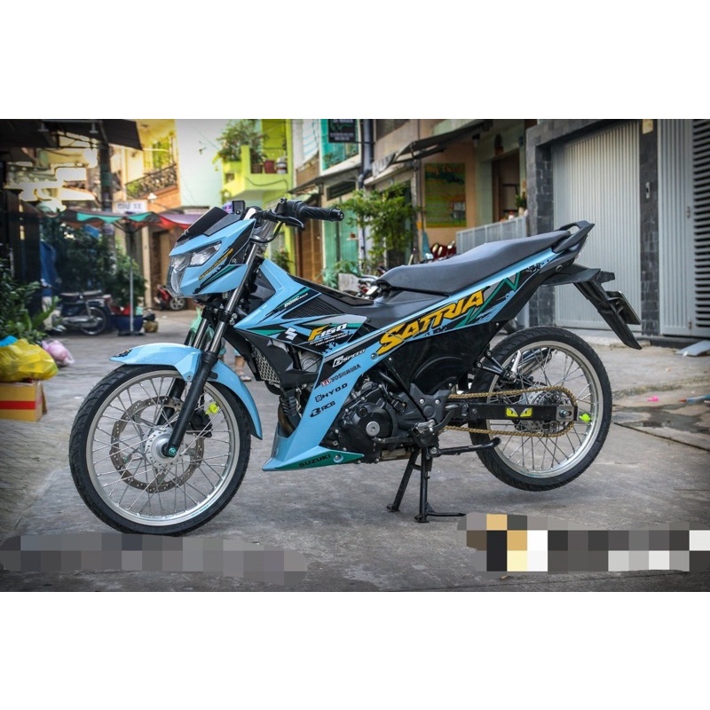 tem rời satria xanh tem vàng