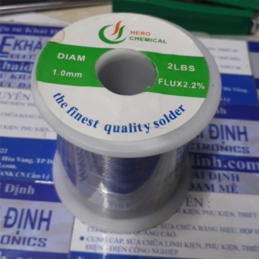CHÌ HÀN CUỘN 700G, PHI 1mm 63% THIẾC, chì tốt, nhiệt độ nóng chảy thấp, hàn nhanh kde4494