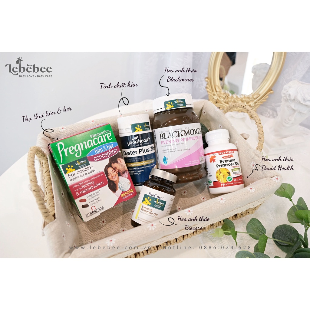 Vitamin thụ thai Him Her - Vitabiotics Pregnacare Him and Her Conception