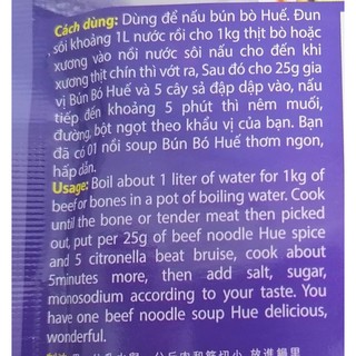 Gia Vị Bún Bò Huế Kim Hưng