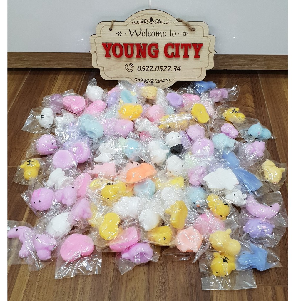 FREESHIP 99K TOÀN QUỐC_Combo 50 Squishy Mochi Hình Thú Cực