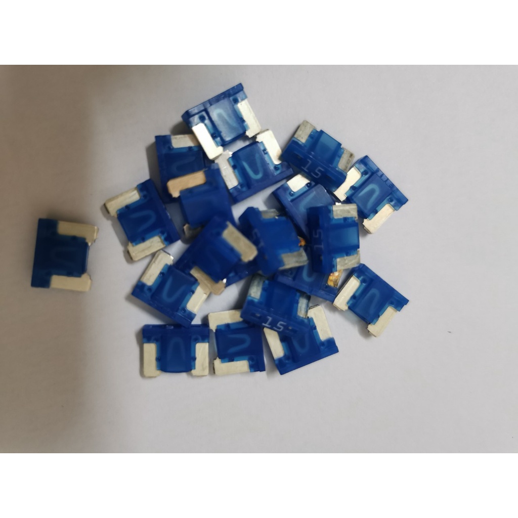 20 cầu chì ô tô chân cụt 5A, 7.5A, 10A,15A,20A, 25A, 30A