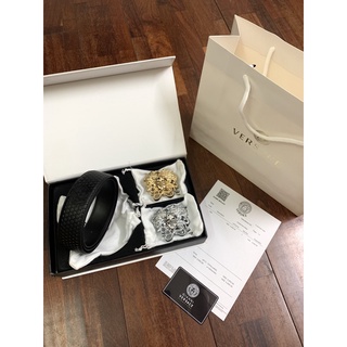 💥THẮT LƯNG NAM💥THẮT LƯNG VERSACE | FULLBOX THẺ TÚI GIẤY | 2 MẶT