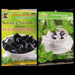Bột sương sáo Đen&Trắng(Black&White Grass Jelly)50g