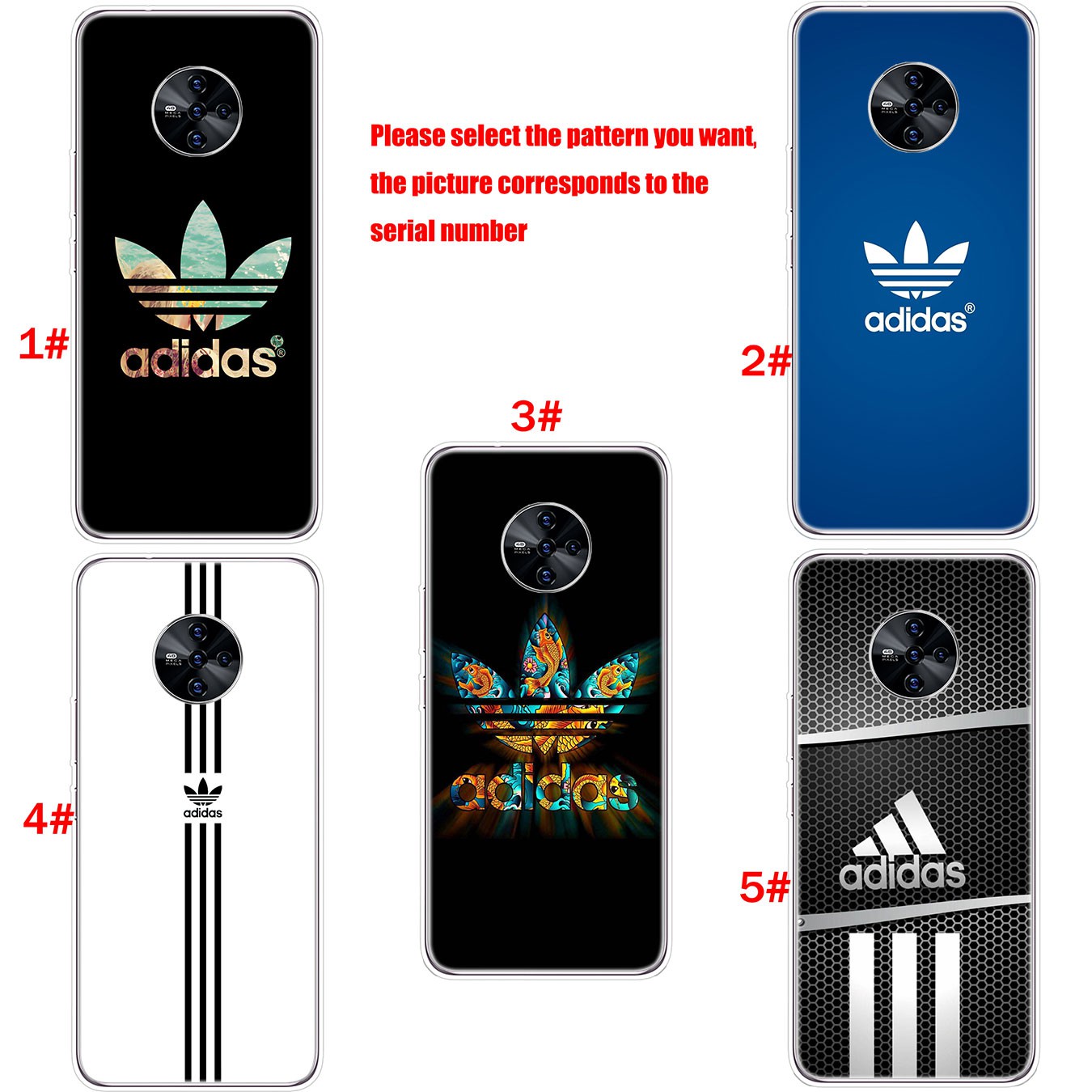 Ốp lưng silicon họa tiết logo Adidas cho Samsung Galaxy A11 A51 A01 A10 A20 A30 A50 A20S A30S A01 A10S