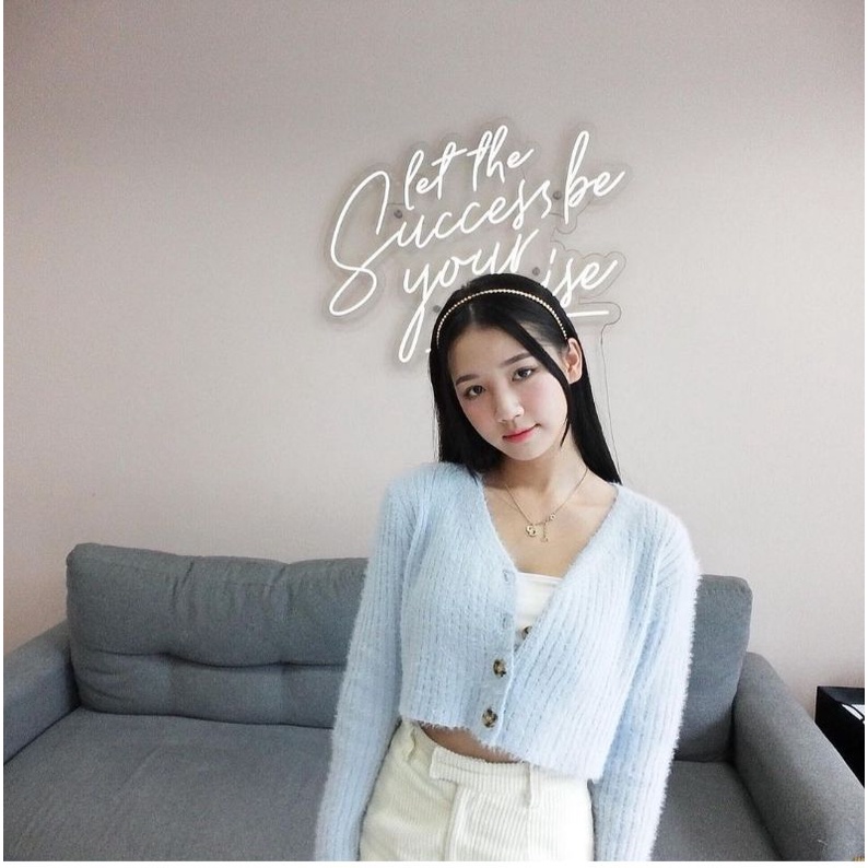 Áo Cardigan lông xù