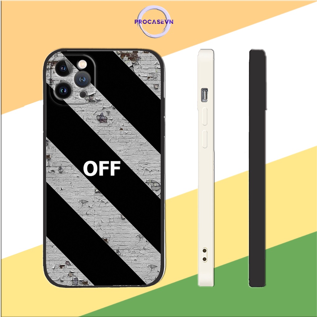 Ốp ĐT IP off white backpack tini Iphone 6 6s 7 7s 8 SE X XR XS 11 12 13 Plus Pro Promax OFFPOD00098