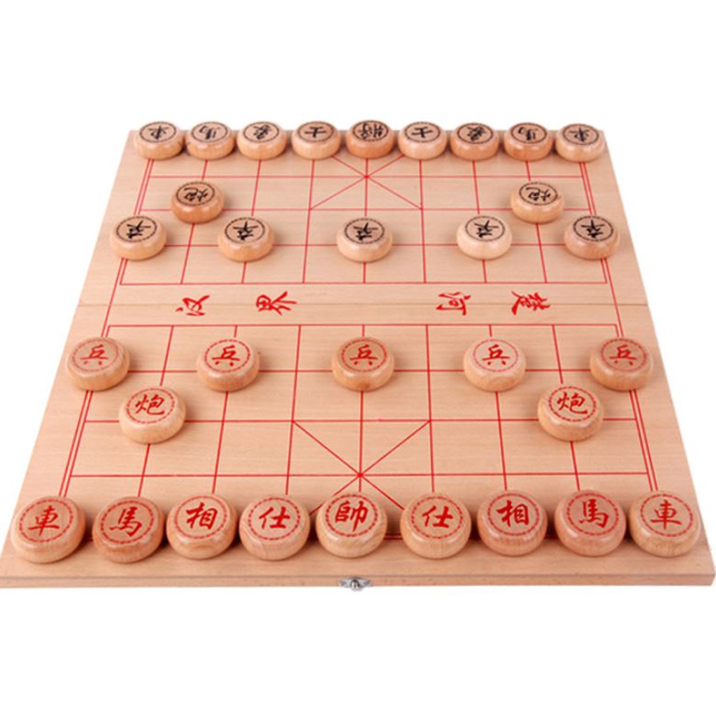 Bộ Cờ Tướng Gỗ Cao Cấp Chọn Size Quân - Bàn Cờ Tướng Kiêm Hộp Đựng Kích Thước 40 x 35 Cm Quân Cờ Tướng Bằng Gỗ Tự Nhiên