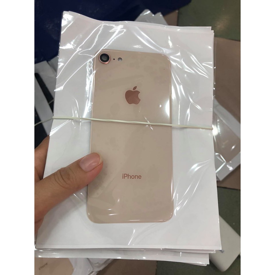 Kính lưng iphone 8G / 8P (trắng/ đen/ vàng/ đỏ)