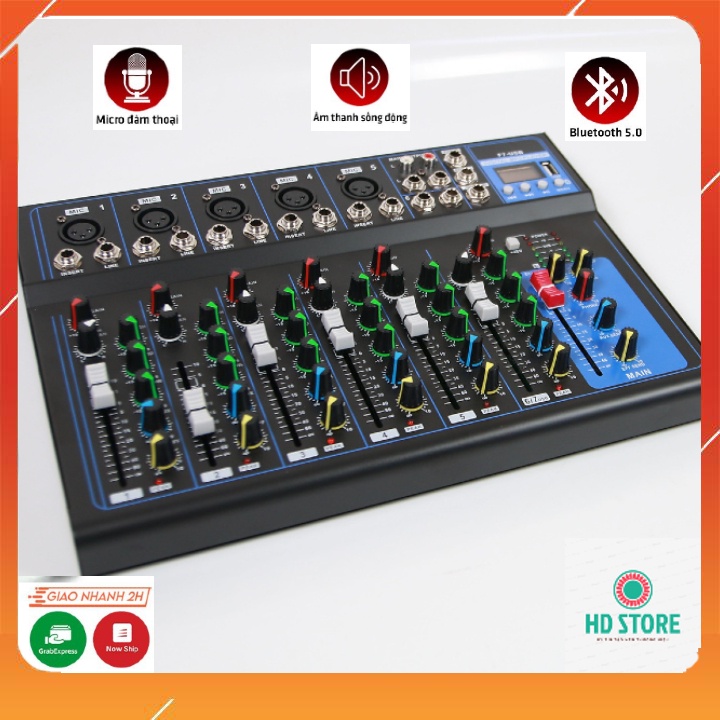 Bàn Trộn Mixer F7 YAMAHA. Chuyên Hát Livestream, Karaoke, Tặng Kèm Jack 6Ly Ra 3.5,Bảo Hành 12 Tháng Độ Bền Cao.
