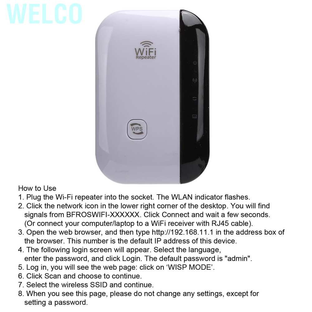 Bộ Khuếch Đại Tín Hiệu Wifi 2.4ghz Wlan 300m 110-240v | BigBuy360 - bigbuy360.vn