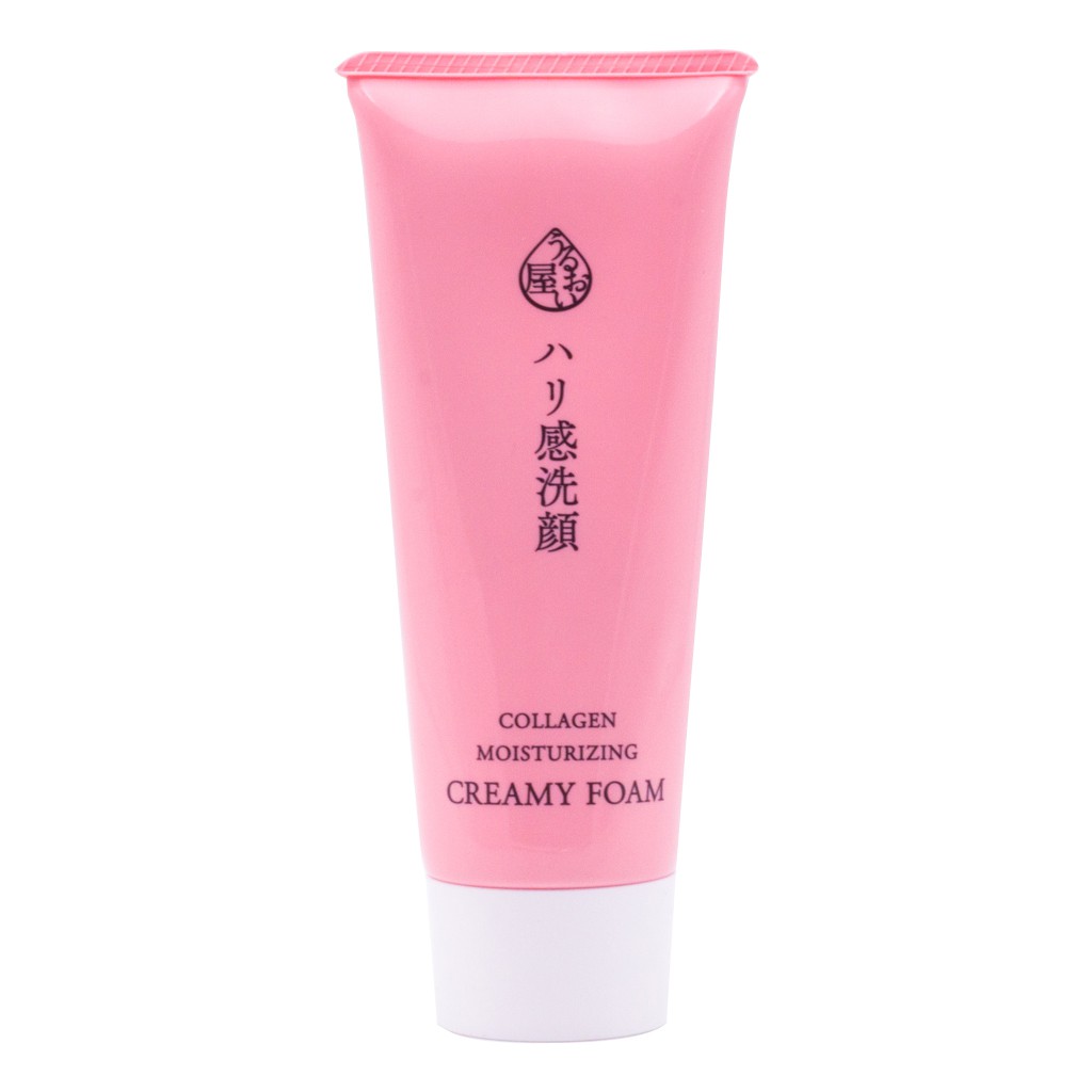 Sữa Rửa Mặt tẩy trang chống Lão Hóa Naris Uruoi - Ya Collagen Moisturizing Creamy Foam 100g