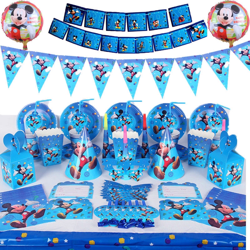 Bộ dụng cụ ăn uống hình chuột Mickey đáng yêu