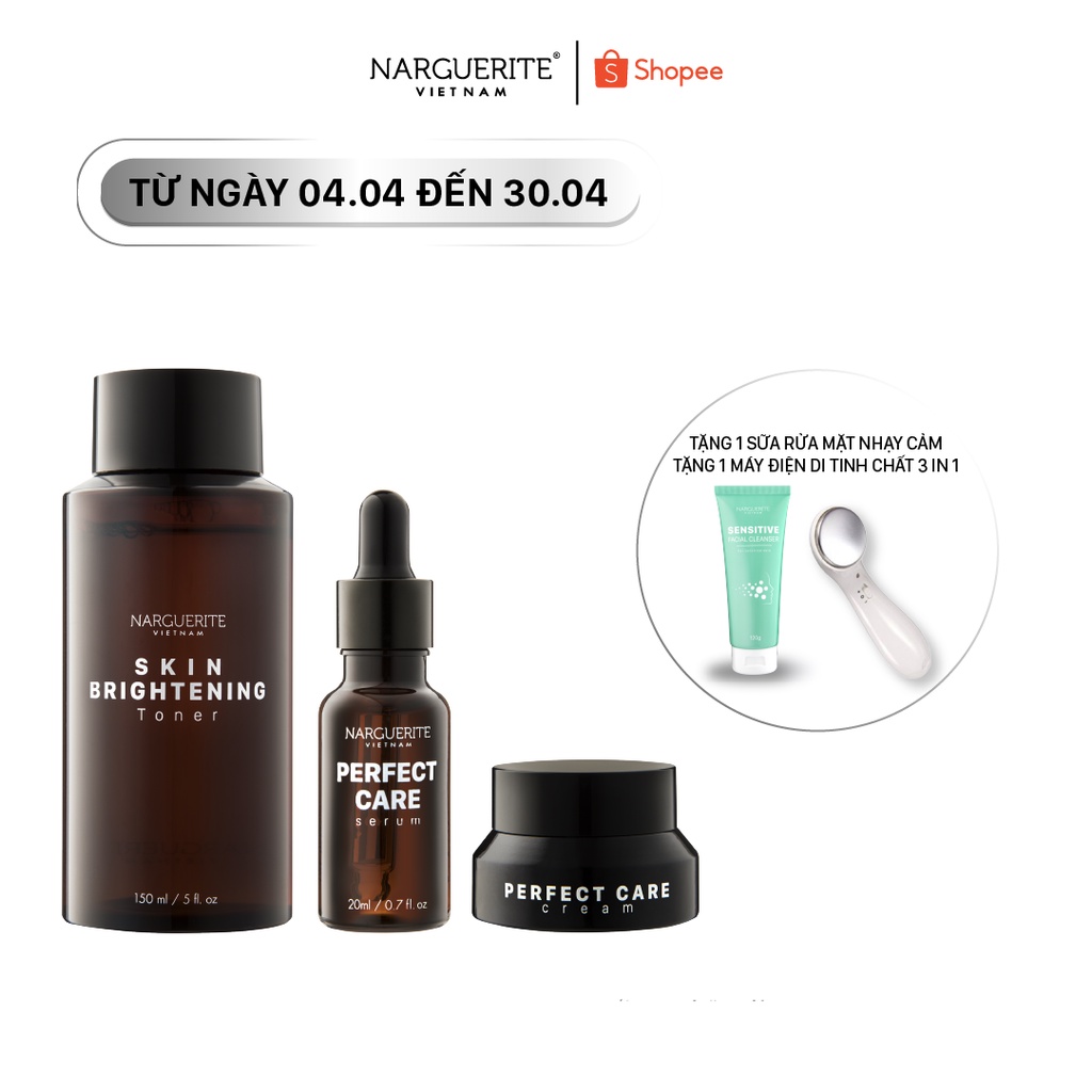 Combo Ốc Sên Perfect Care Dưỡng Trắng, Tái Tạo Da Và Ngừa Lão Hoá Narguerite