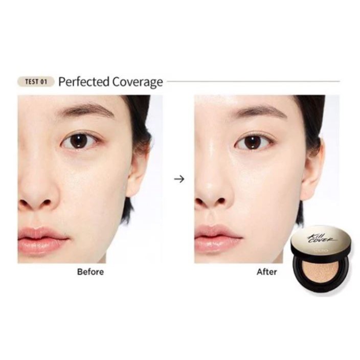 Cushion Clio Kill Cover Founwear XP Mini Che Phủ Lâu Trôi SPF 50+ PA++ No.3 | BigBuy360 - bigbuy360.vn