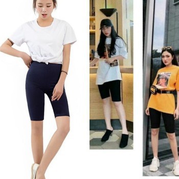 Quần legging đùi- Biker Short Siêu Hot có Bigsize 80kg