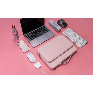 TÚI XÁCH CHỐNG SỐC TOMTOC (USA) BRIEFCASE MACBOOK PRO 13” NEW PINK A14!!!!