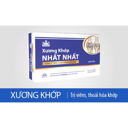 XƯƠNG KHỚP NHẤT NHẤT⚡Chính hãng⚡Hộp 20 viên Giúp bồi bổ sụn khớp