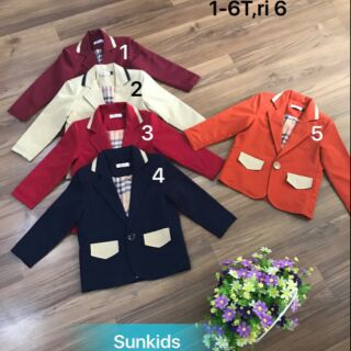 Combo 16 set vest bé trai 1-4