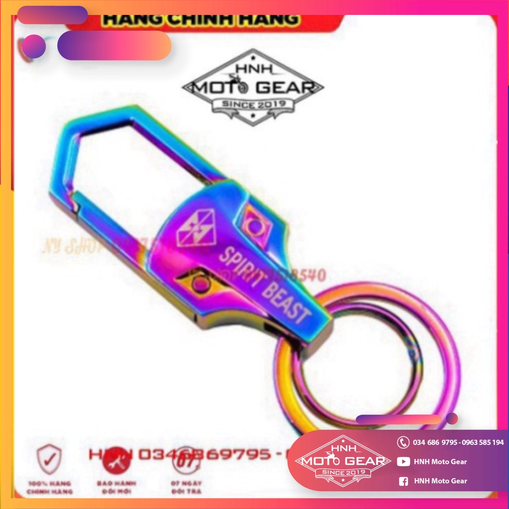 Bộ Móc Khóa Và Ốp CNC Smartkey Spirit Beat Cho SH, SH Mode, Cub 125, Pcx - Loại 3 Nút