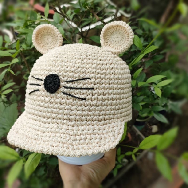 Nón Lưỡi Trai Hình Chuột Cho Bé