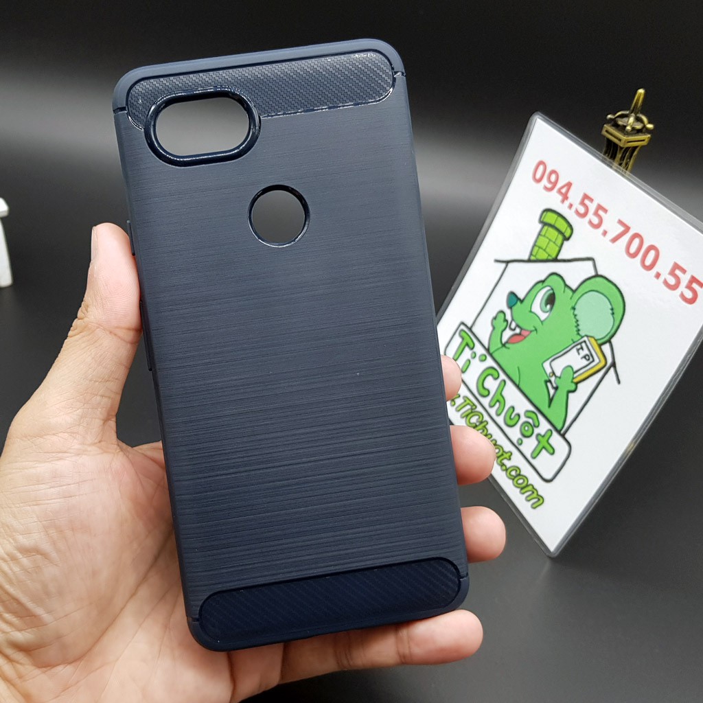 [Ảnh Thật] Ốp Lưng Google Pixel 2 XL Dẻo Carbon Phay Xước Chống Sốc
