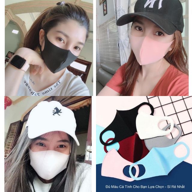 Combo 10 Chiếc Khẩu Trang Vải Thoáng Khí