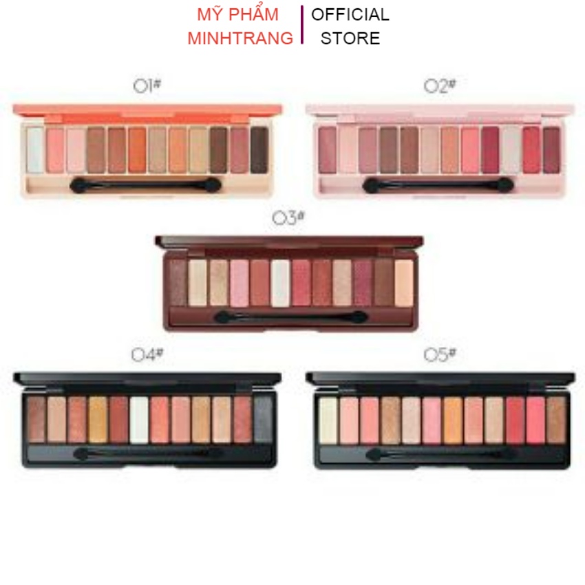 Phấn mắt 12 ô Lameila Play Color Eyes 1111,bảng phấn mắt đẹp,lì,mềm mượt đa dạng màu sắc cho đôi mắt long lanh quyến rũ