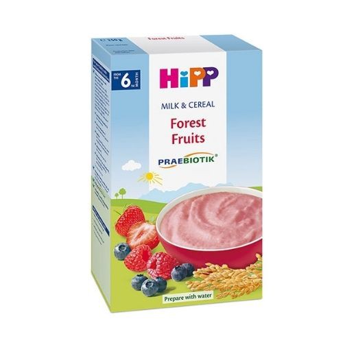 Bột ăn dặm HiPP 250g dinh dưỡng sữa, hoa quả và rau củ cho bé ăn dặm đủ vị date 2021
