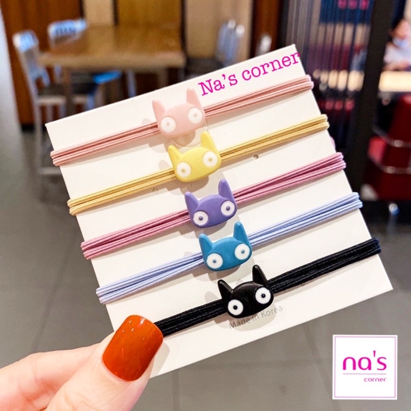 Thun chun buộc cột tóc mèo