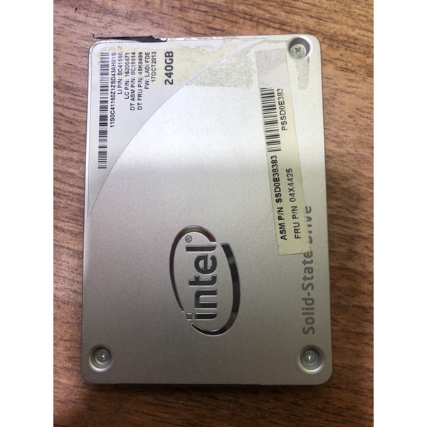 Ổ cứng ssd intell 240Gb  2.5” đã qua sử dụng