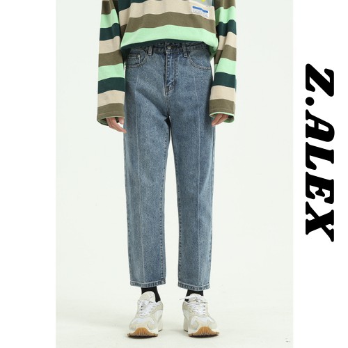 Quần jean nam baggy ống suông, rộng chuẩn form hàn quốc (kèm ảnh thật) | BigBuy360 - bigbuy360.vn