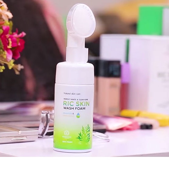 Sữa rửa mặt Ric Skin Wash Foam- Giúp làm sạch sâu, giữ ẩm cho da mềm mại trắng sáng (100ml)