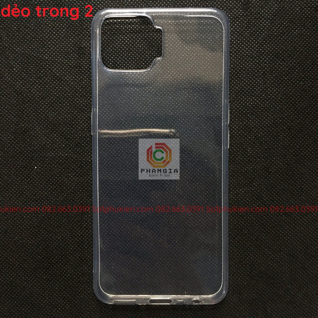 Ốp lưng Oppo A73 dẻo silicon trong suốt, loại cao cấp có viền bảo vệ camera