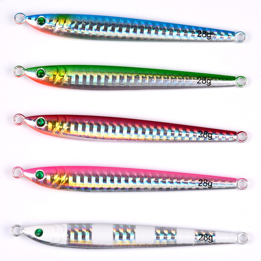 1 Mồi Cá Giả Bằng Kim Loại 5 Màu 7G-40G / 6cm-13.5cm